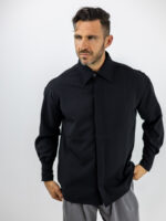Πουκάμισο Regular Fit Μαύρο