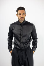 Πουκάμισο Slim Fit Μαύρο