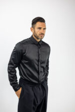 Πουκάμισο Slim Fit Μαύρο