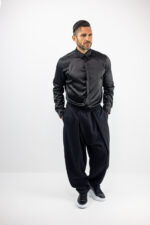 Πουκάμισο Slim Fit Μαύρο