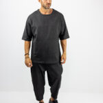 Παντελόνι Jogger Balloon & Τ-Shirt Oversized Μονόχρωμο