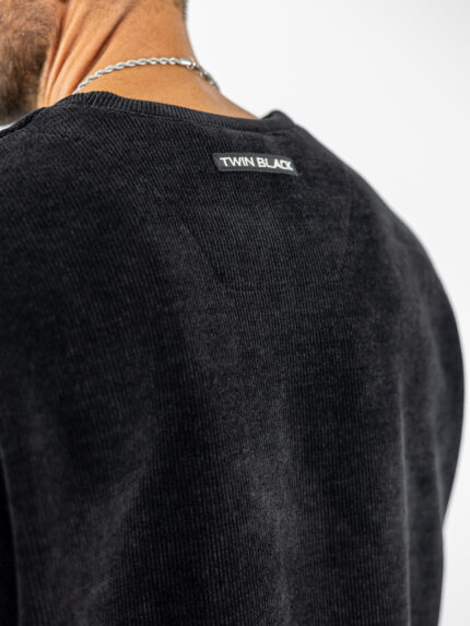 T-Shirt Oversized Μαύρο