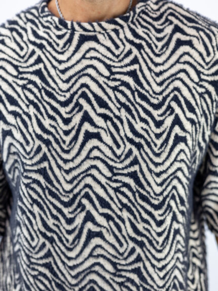 T-Shirt Oversized Ασπρο/Μαύρο