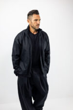 Ζακέτα Oversized Μονόχρωμη Μαύρη