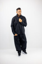 Ζακέτα Oversized Μονόχρωμη Μαύρη