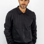 Ζακέτα Μπόμπερ Regular Fit & Λάστιχο Κάτω Μαύρο