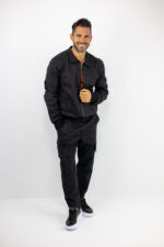 Ζακέτα Μπόμπερ Regular Fit & Λάστιχο Κάτω Μαύρο