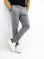 Παντελόνι Chinos Punto Roma Slim Fit Γκρί