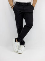 Παντελόνι Chinos Punto Roma Slim Fit Μαύρο