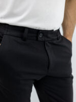 Παντελόνι Chinos Punto Roma Slim Fit Μαύρο