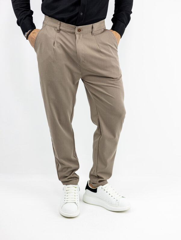 Πάντελονι Chinos Regular fit & Λάστιχο Πίσω Fanco