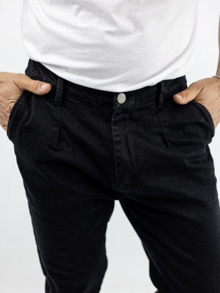 Παντελόνι Jean Regular Fit Μαύρο