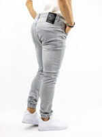 Jean Slim Fit & Λάστιχο Κάτω Γκρί