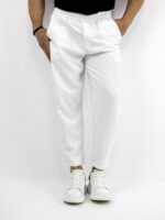 Παντελόνι Jogger Loose Fit Λευκό