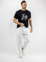 Παντελόνι Jogger Loose Fit Λευκό