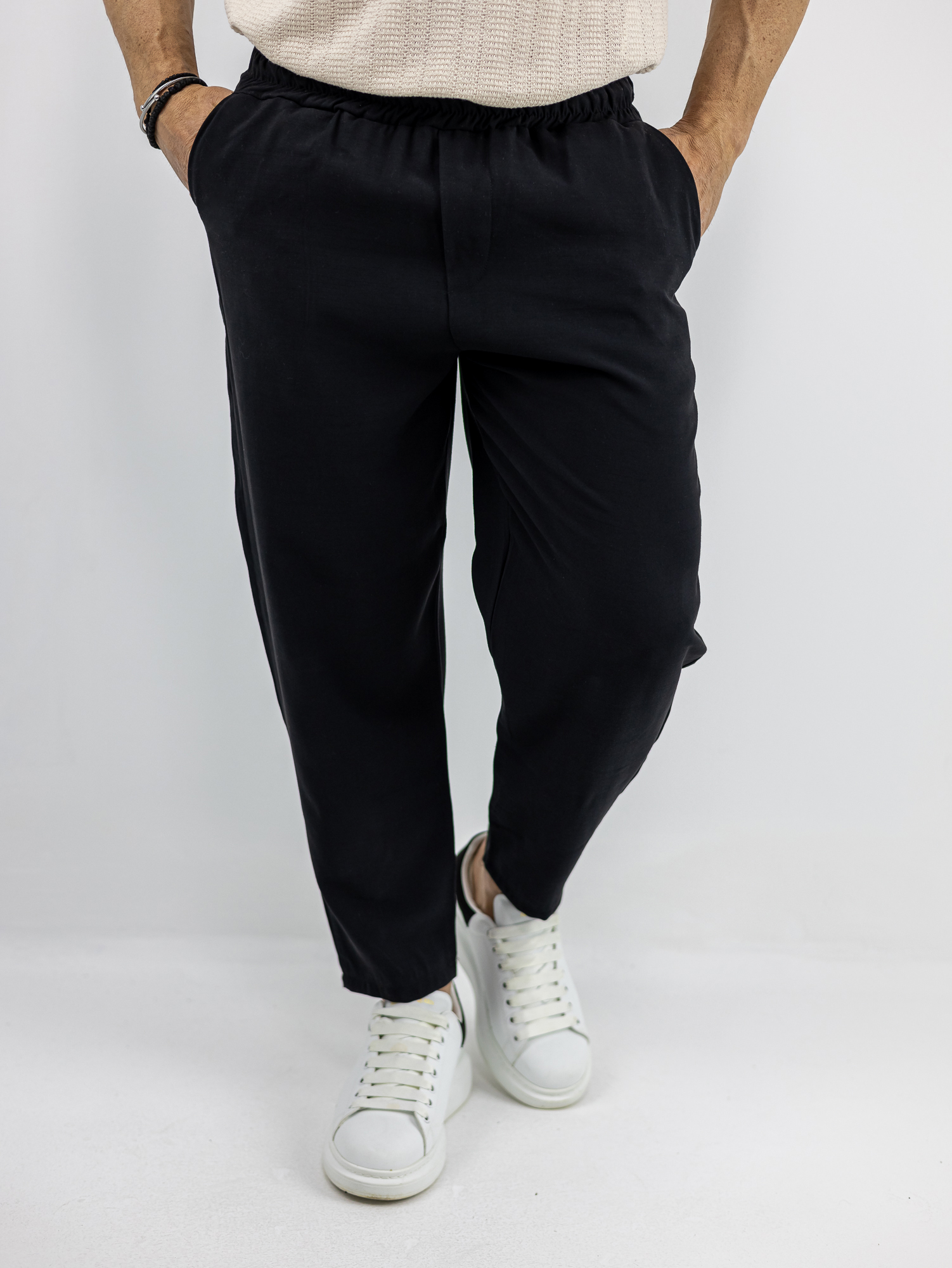 JOGGER_COTTON4ALL_130097_MAURO_01.jpg Παντελόνι Jogger Loose Fit Μαύρο