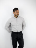 Πουκάμισο Slim Fit - Στενή Γραμμή Μπέζ