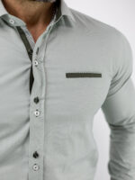 Πουκάμισο Slim Fit - Στενή Γραμμή Mέντα