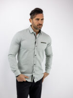 Πουκάμισο Slim Fit - Στενή Γραμμή Mέντα