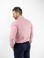 Πουκάμισο Slim Fit - Στενή Γραμμή Ρόζ