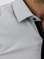 Πουκάμισο Slim Fit - Στενή Γραμμή Γκρί