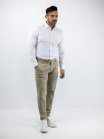 Πουκάμισο Slim Fit - Στενή Γραμμή Λευκό