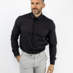 Πουκάμισο Slim Fit Μαύρο