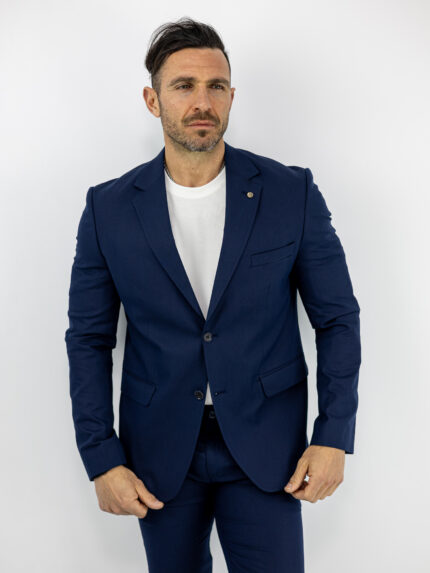 Σακάκι Slim Fit Μπλέ