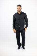 Παντελόνι Jogger Loose Fit & Πουκάμισο Regular Fit Μαύρο