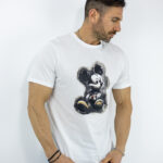 T-Shirt Regular Fit Mickey Λευκό