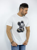 T-Shirt Regular Fit Mickey Λευκό