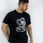 T-Shirt Regular Fit Mickey Μαύρο