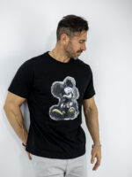 T-Shirt Regular Fit Mickey Μαύρο