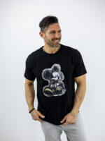 T-Shirt Regular Fit Mickey Μαύρο