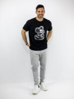 T-Shirt Regular Fit Mickey Μαύρο