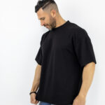 T-Shirt Oversized Καλαμπόκι Μαύρο