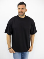 T-Shirt Oversized Καλαμπόκι Μαύρο