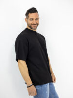 T-Shirt Oversized Καλαμπόκι Μαύρο