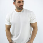T-Shirt Regular Fit Καλαμπόκι Λευκό