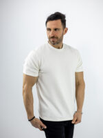T-Shirt Regular Fit Καλαμπόκι Λευκό