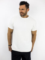 T-Shirt Regular Fit Μονόχρωμο Λευκό