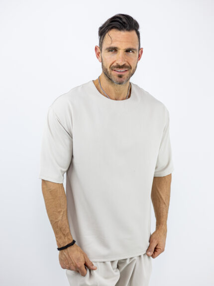 T-Shirt Oversized Mπέζ