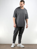 T-Shirt Oversized Γκρί