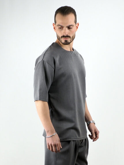 T-Shirt Oversized Γκρί