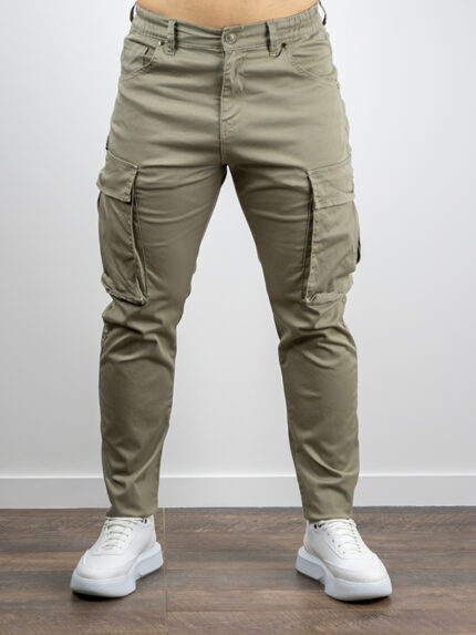 Cargo Slim Fit Λαδί