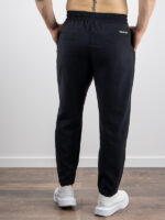 Παντελόνι Jogger Loose Fit Λινό Μαύρο