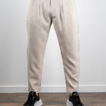 Παντελόνι Jogger Loose Fit Λινό Μπέζ