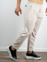 Παντελόνι Jogger Loose Fit Λινό Μπέζ