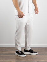 Παντελόνι Jogger Λινό Λευκό