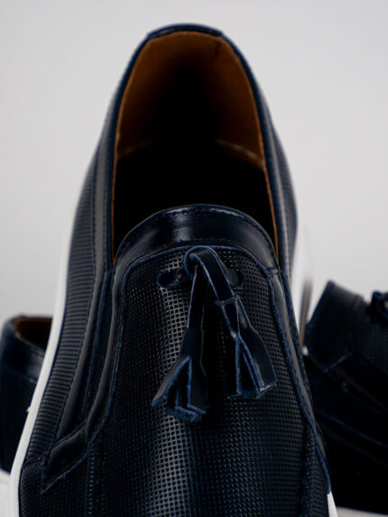 Παπούτσι Δερμάτινο άνετη Γραμμή Μπλέ